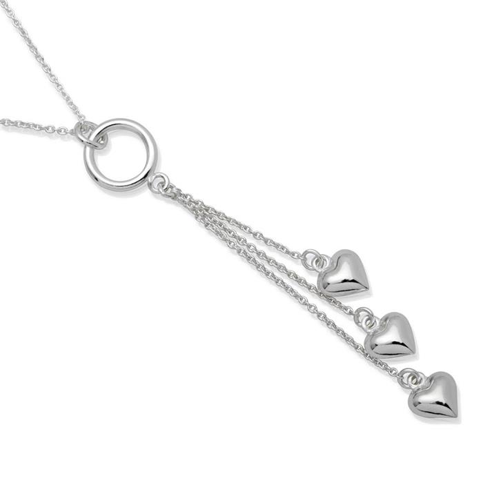 Sterling sterling silver necklace heart pendant