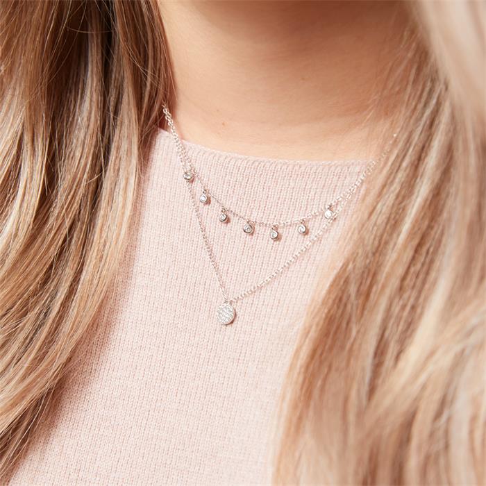 Ketting in sterling zilver met Zirkonia