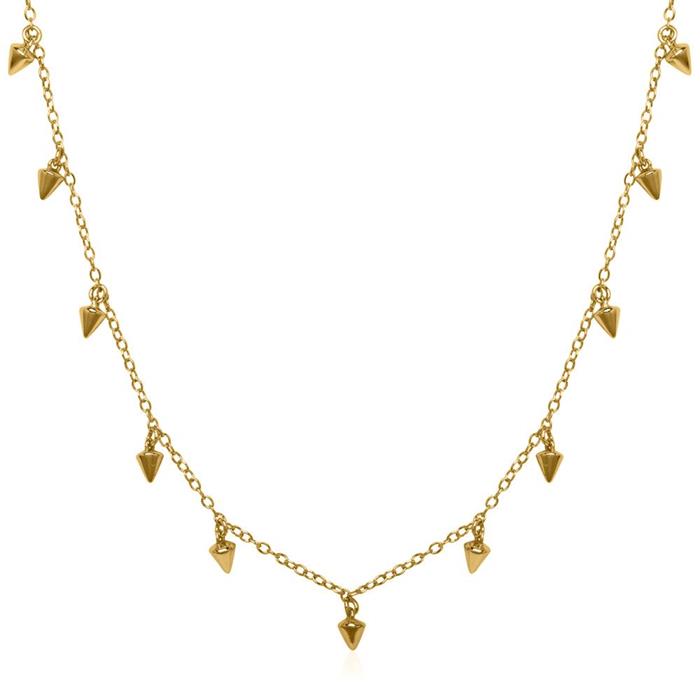 Necklace in gold-plated 925 silver