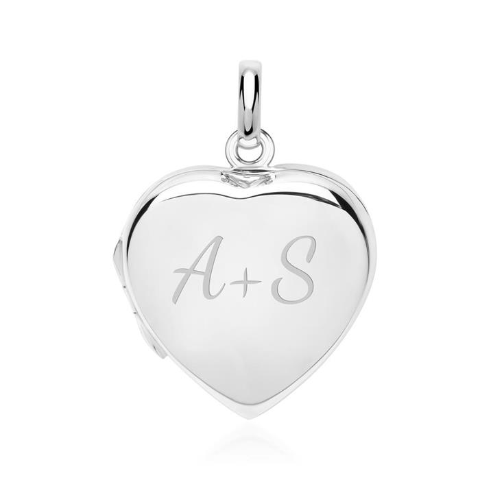 Sterling silver heart locket