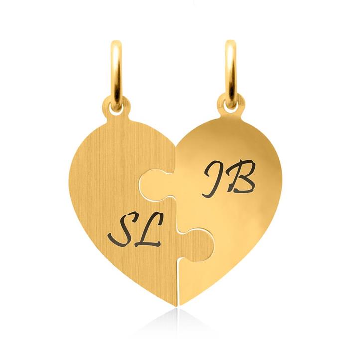 Sterling silver pendant gold plated