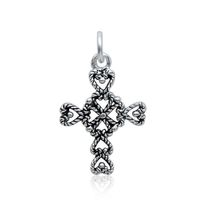 Silver pendant cross