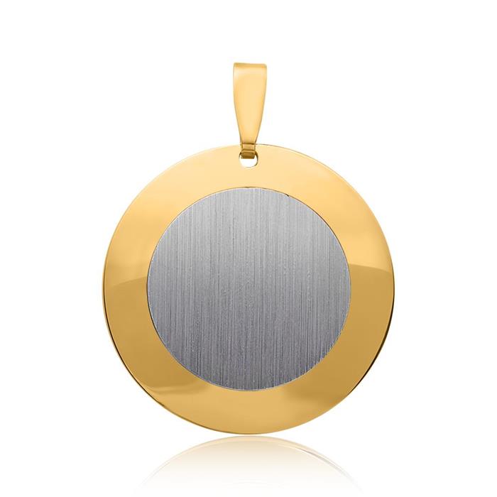 Gold-plated sterling necklace incl. pendant
