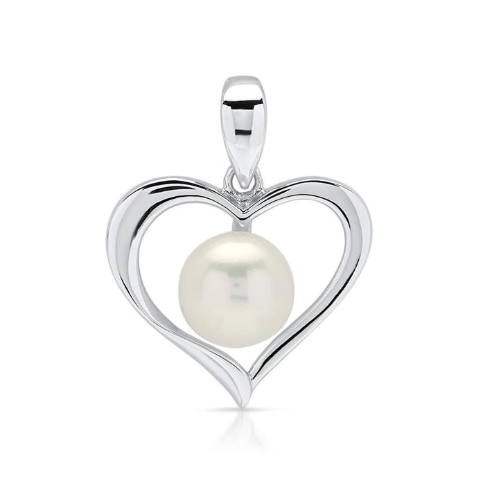 Necklace made of sterling silver with pearl pendant