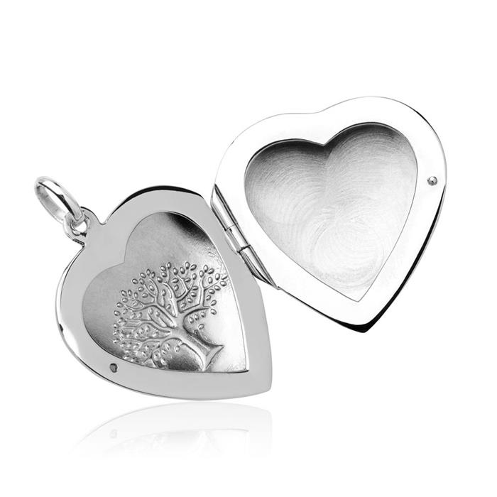 Locket tree of life sterling silver engravable