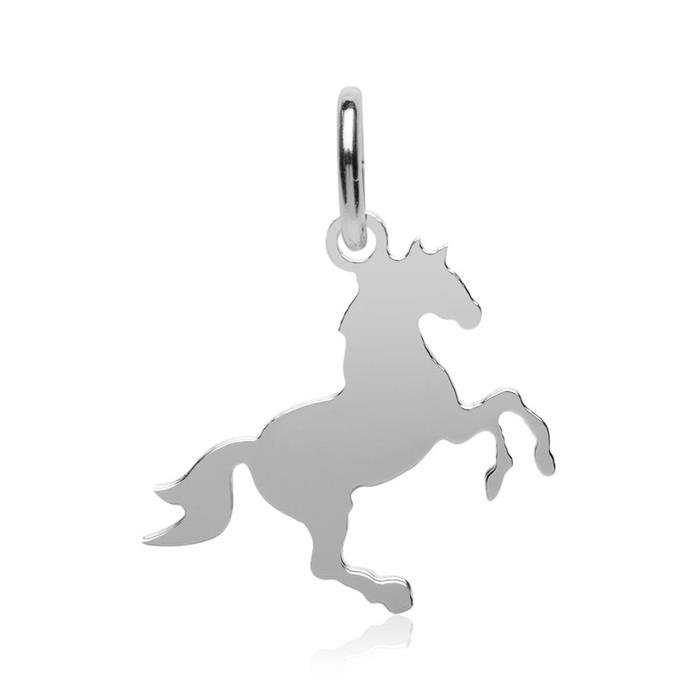 Sterling silver horse necklace
