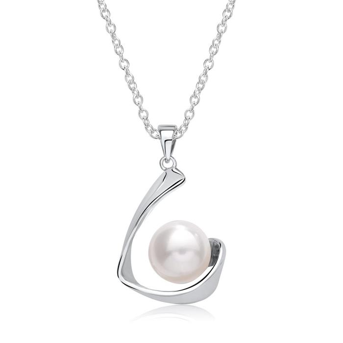925 silver necklace with pearl
