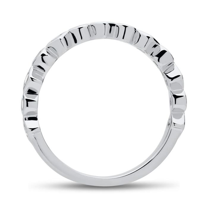 Ring 925 sterling zilver Zirkonia graveerbaar