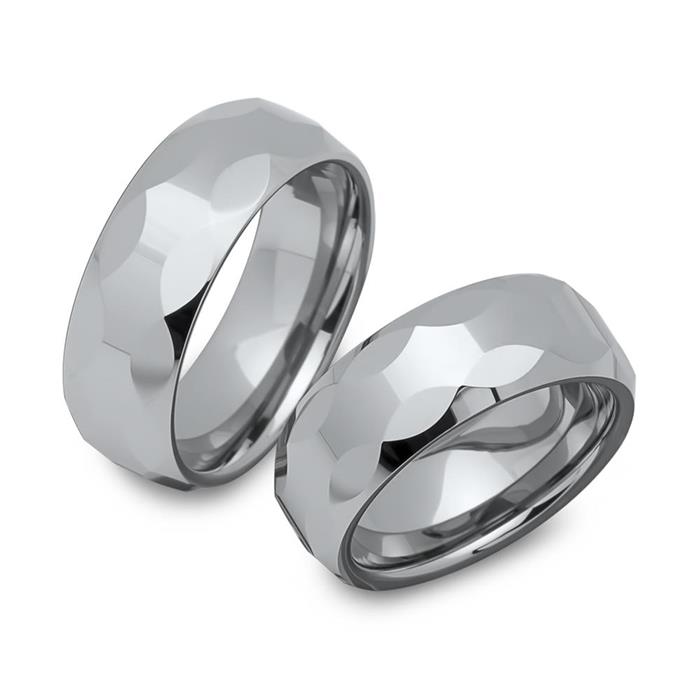 Shiny Tungsten Wedding Rings Robust