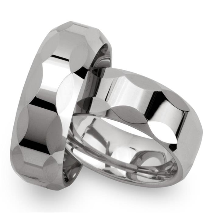 Shiny Tungsten Wedding Rings Robust