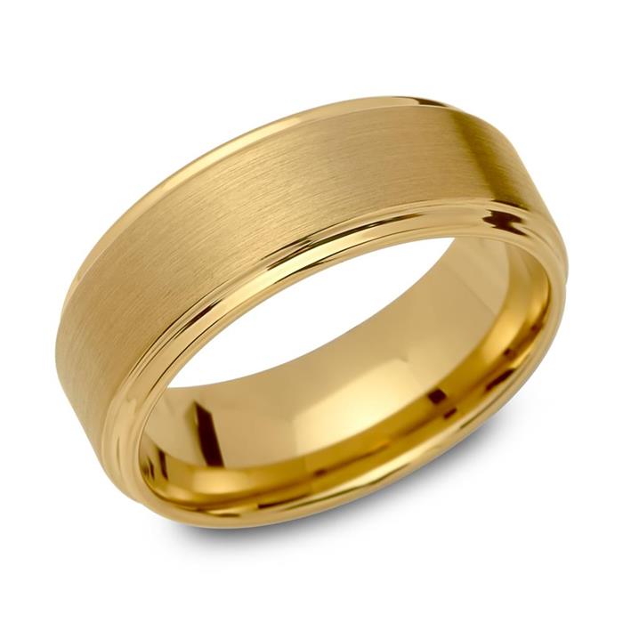 High quality tungsten ring gold-plated