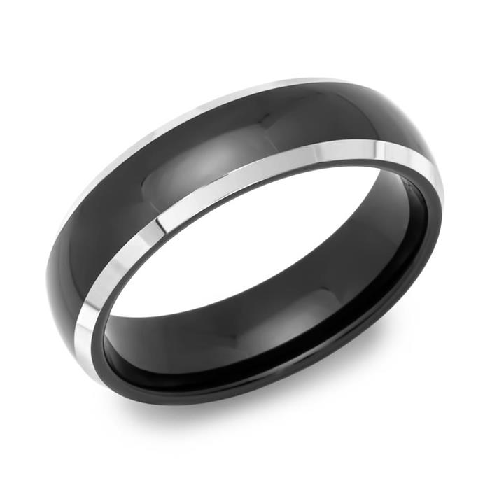 High quality tungsten ring black