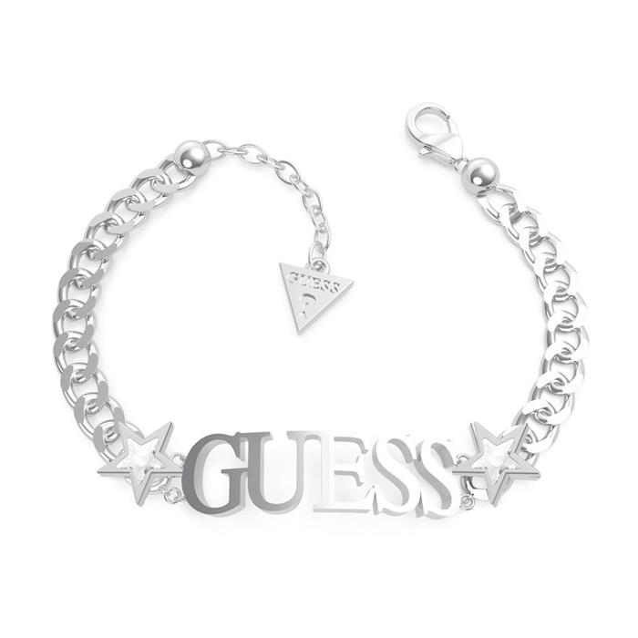 Postbode proza silhouet Guess armband voor dames in roestvrij staal UBB70075-S
