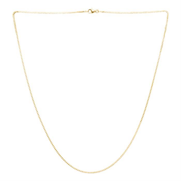 Venetian necklace 1,2 mm made of gold-plated 925 silver