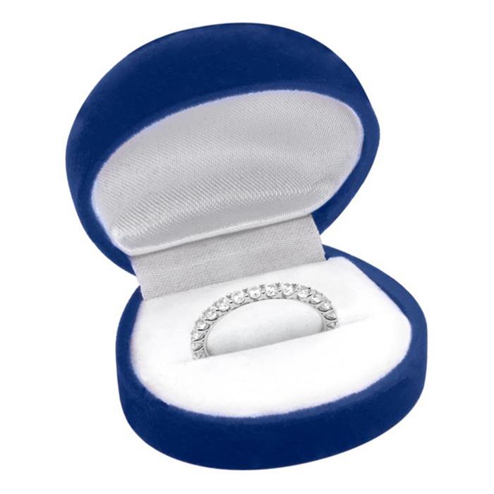 Engagement ring sterling silver zirconia