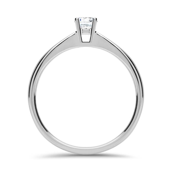 Engagement Ring 0,25ct 14ct White Gold Diamond