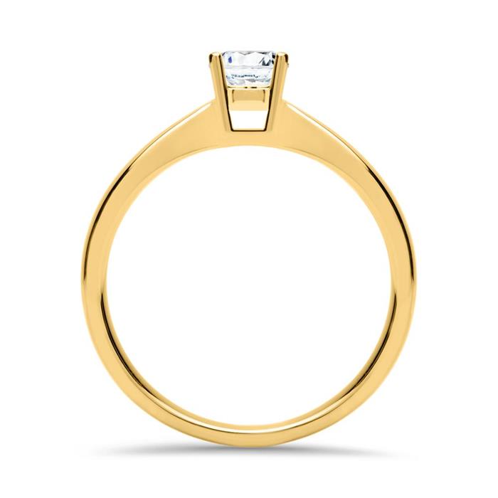 Diamond 0,50ct Engagement Ring 14ct Yellow Gold