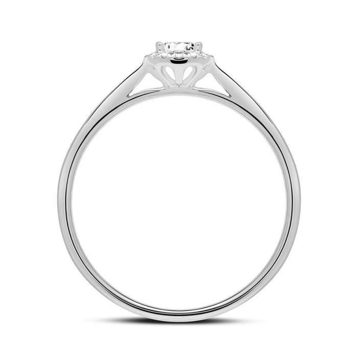 950 platinum engagement ring with diamonds