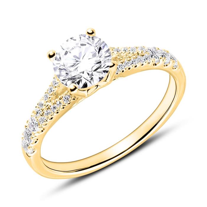 18ct gold diamond ring