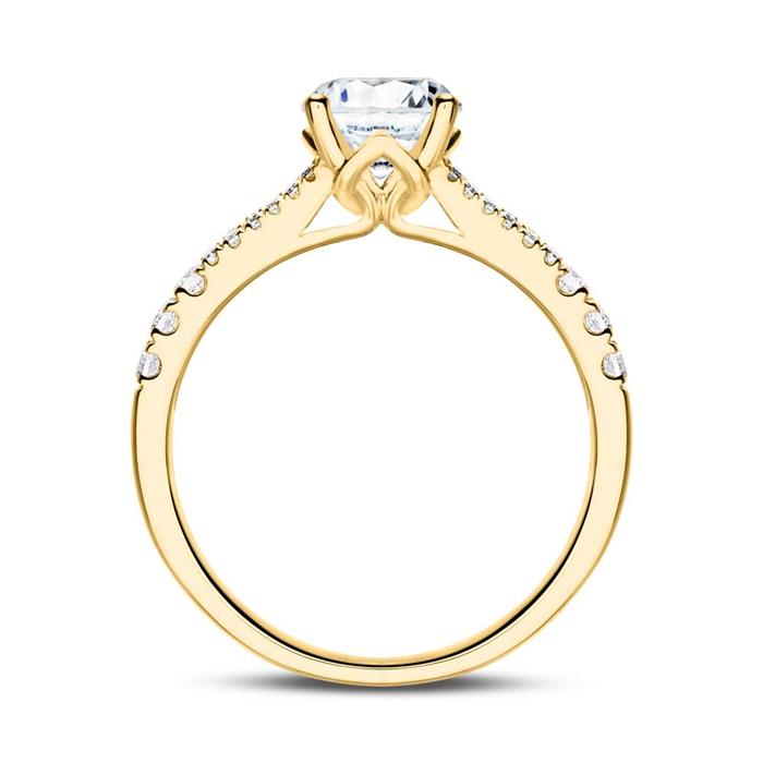 18ct gold diamond ring