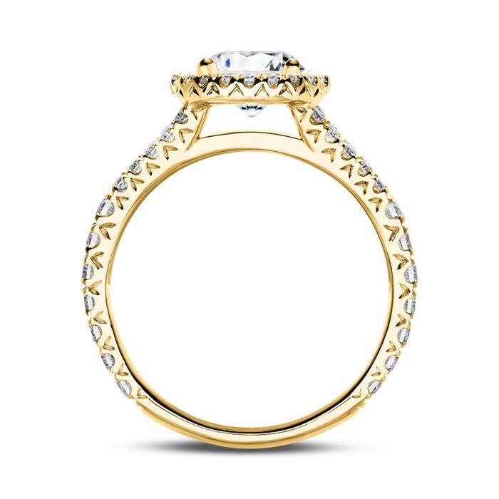 Diamond ring in 18 carat gold