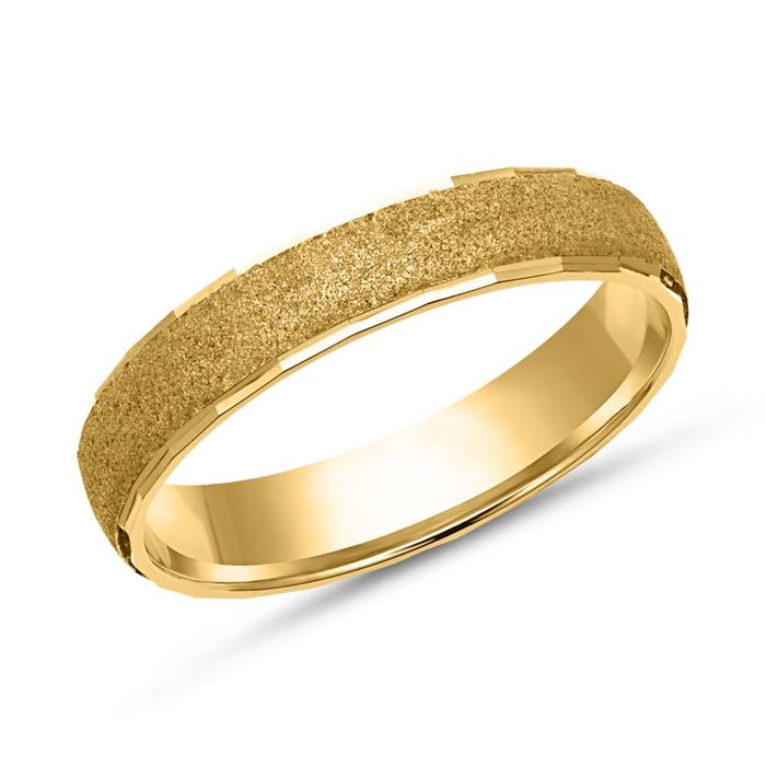 Wedding rings 8ct yellow gold with diamond