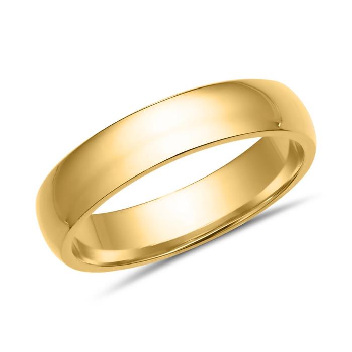 Wedding rings 8ct yellow gold with diamond