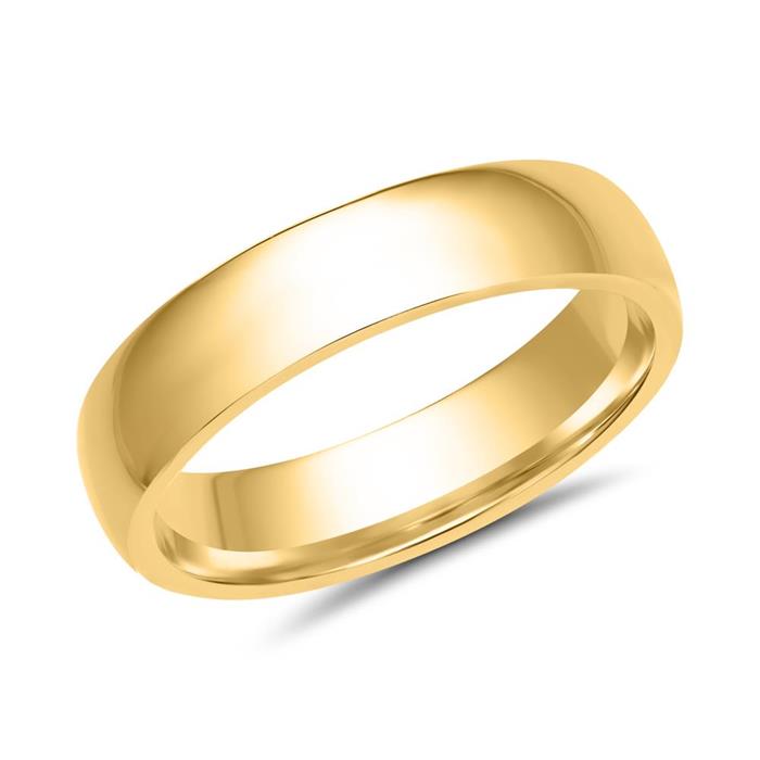 Wedding rings 14ct yellow gold 3 diamonds