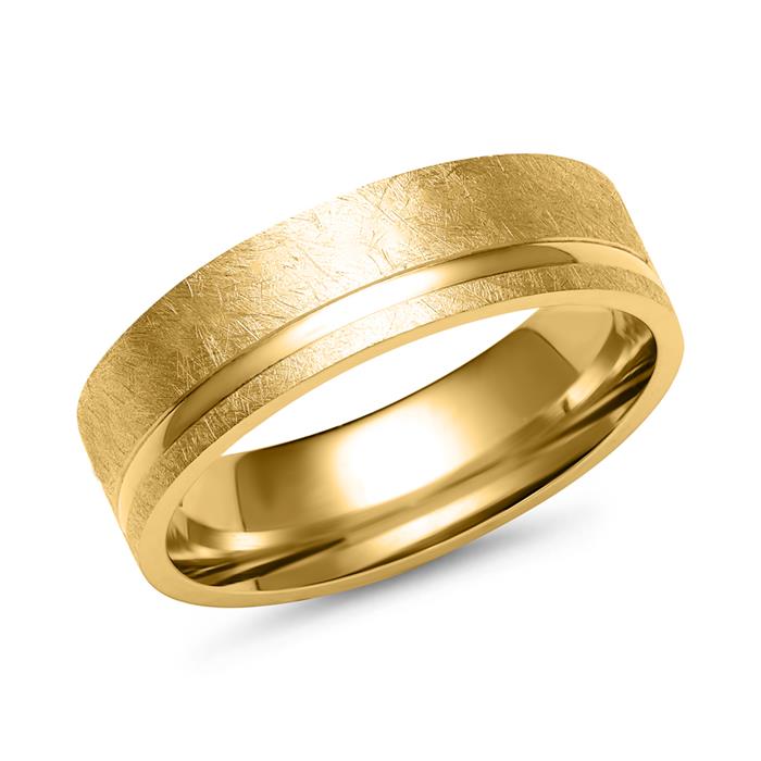 Wedding rings 18ct yellow gold with diamond