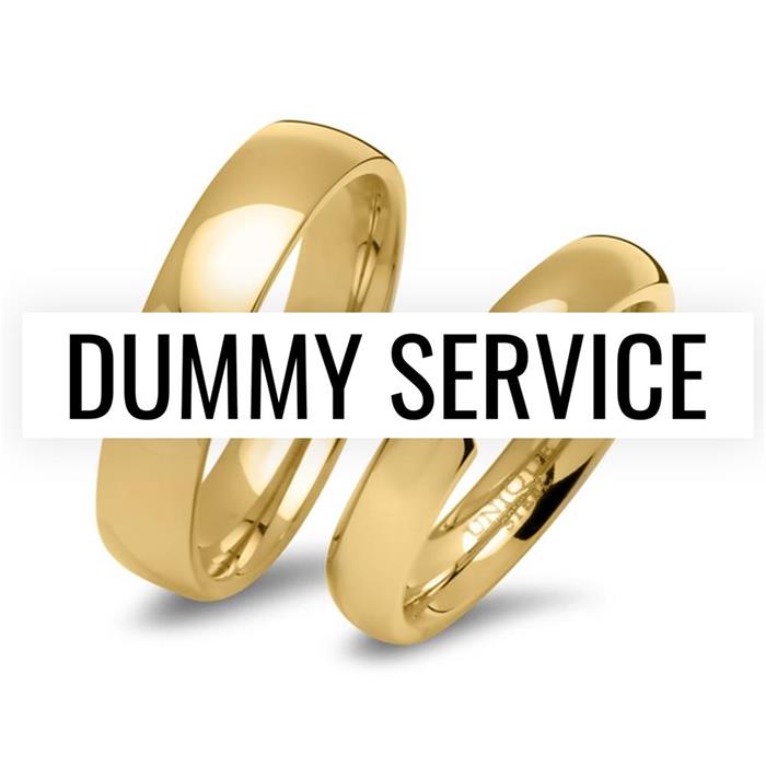 Dummy service voor gouden ringen