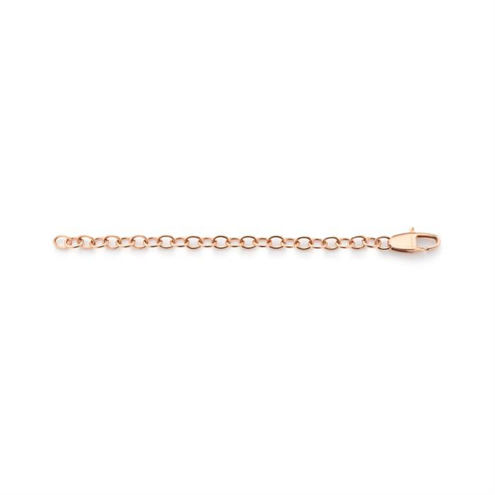 Extension chain 10cm stainless steel rose