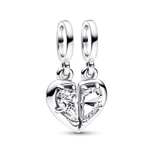 Divisible Charm Mother Daughter In 925 Sterling Silver