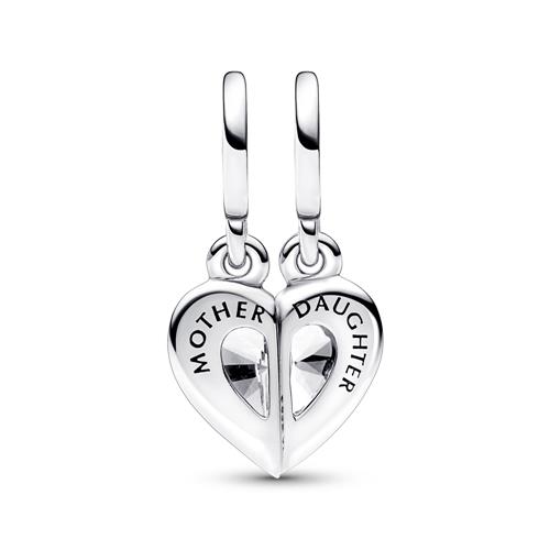 Divisible Charm Mother Daughter In 925 Sterling Silver