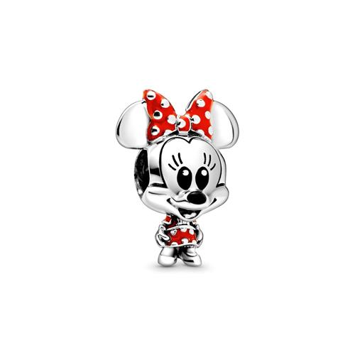 Charm Minnie Mouse In Sterling Silver, Disney
