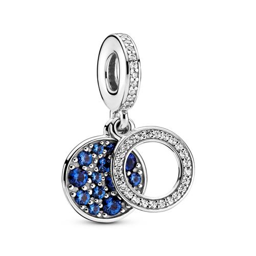 Charm Pendant In 925 Silver With Zirconia