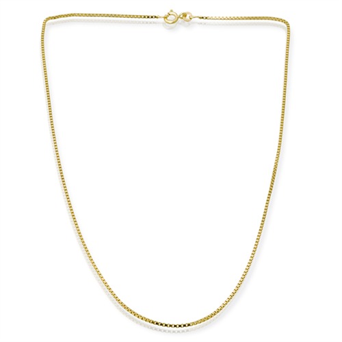14ct Gold Chain: Venetian Necklace Gold 45cm