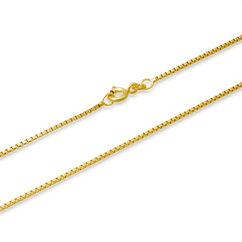 14ct Gold Chain: Venetian Necklace Gold 50cm