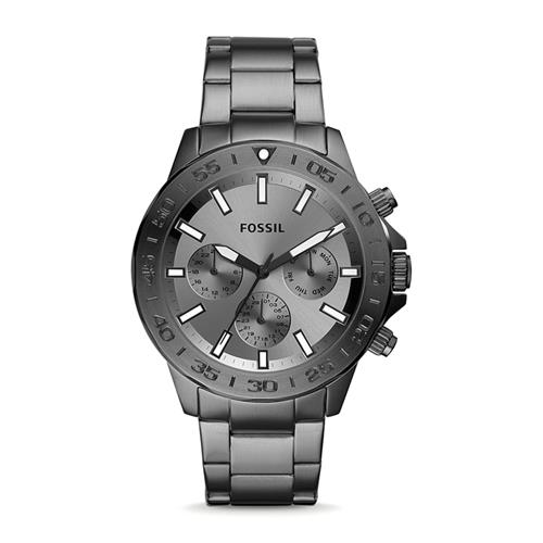 Multifunctional Watch For Men Made Of Stainless Steel, Grey