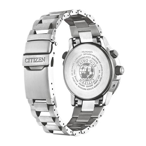 Titanium Radio-Controlled Watch For Men With Eco Drive