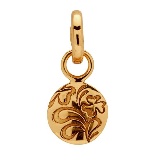 Gold Plated Sterling Silver Clip Charm
