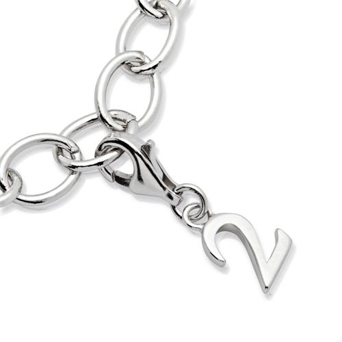 Exclusive Sterling Silver Charm Two To Hang In