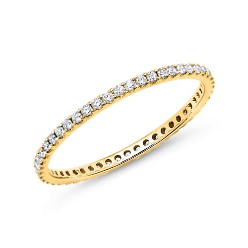 Eternity Ring 750er Gold 50 Diamanten