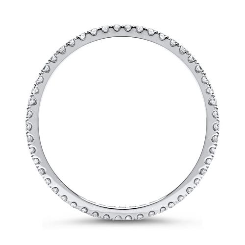 Eternity Ring 585er Weißgold 50 Diamanten