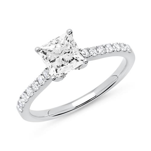 Artikel klicken und genauer betrachten! - Diamant Ring 950er Platin | im Online Shop kaufen