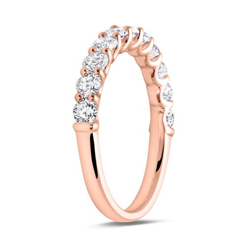 750er Roségold Memoire Ring Diamant