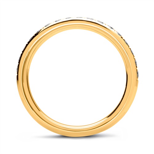 Eternity Ring 585er Gold 17 Diamanten