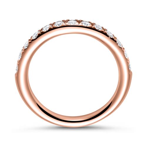 750er Roségold Eternity Ring 13 Diamanten