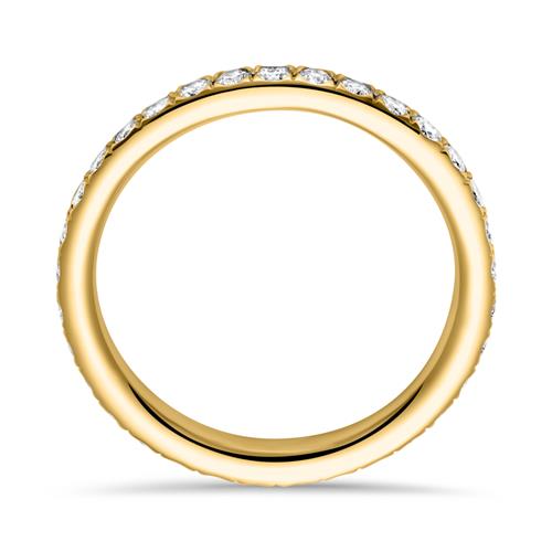 Eternity Ring 750er Gold 33 Diamanten