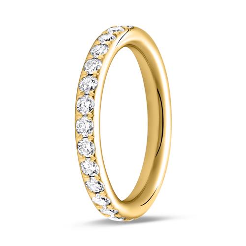 14K Gold Memoire Ring 28 Diamanten