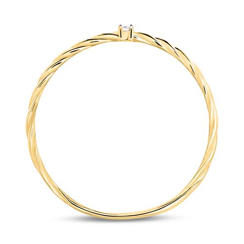 Ring für Damen aus 14K Gold mit Diamant